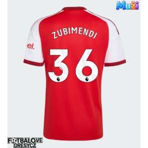 Arsenal Martin Zubimendi #36 Domácí Dres 2026-27 Krátký Rukáv